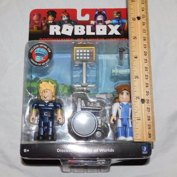 Roblox Brookhaven St Luke Hospital 2 Figures EMT Doctor Exclusive Code NEW - Picture 2 of 3